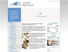 Tablet Screenshot of mycapitolmortgage.com